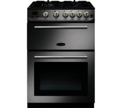 Rangemaster Arleston 60 cm Gas Cooker - Stainless Steel & Chrome